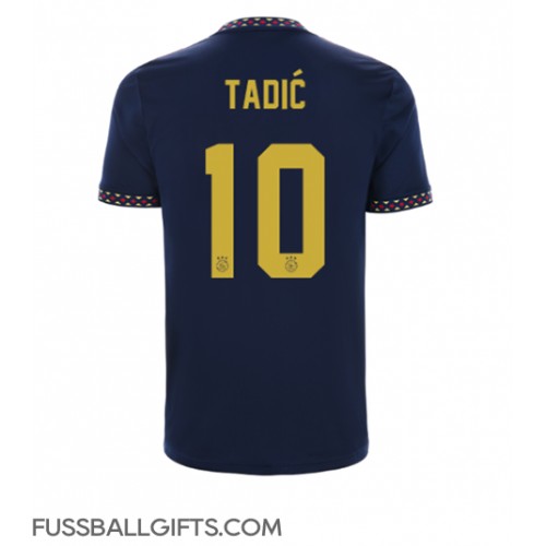 Ajax Dusan Tadic #10 Fußballbekleidung Auswärtstrikot 2022-23 Kurzarm